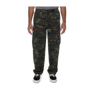 LAZER Mens Camoouflage Loose Fit Casual Cargo Pants, NWT